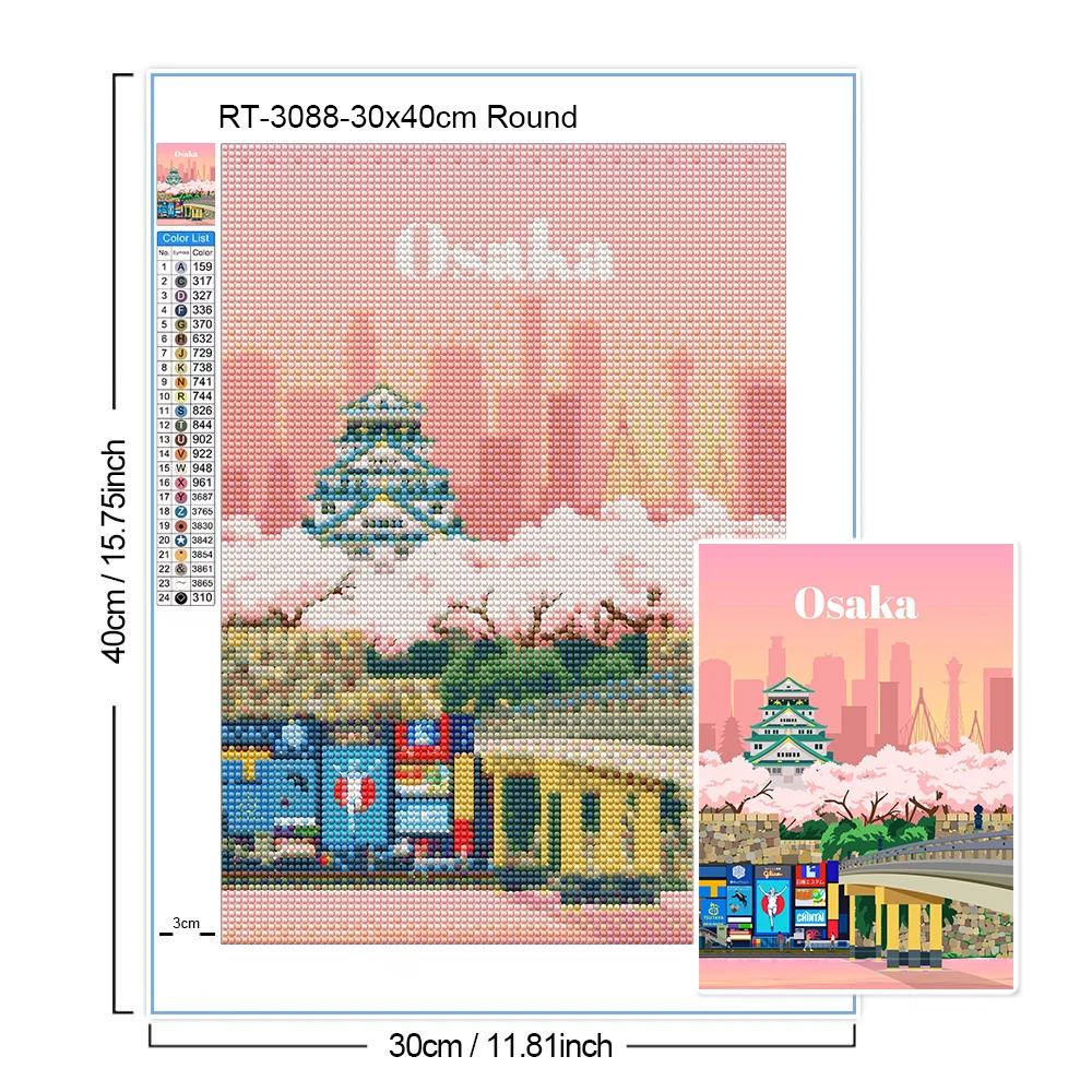 City Landscape Diamond Paintin - Travel Accessories London 리뷰 및 가격