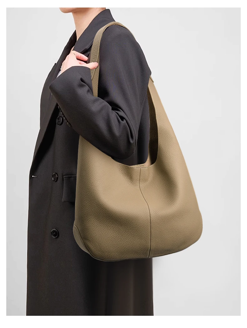 Unterarm- und Commuter-Tragetasche für Damen – Neuer Stil, stilvoll und vielseitig, großes Fassungsvermögen, Einzelschultertasche – Detail 3