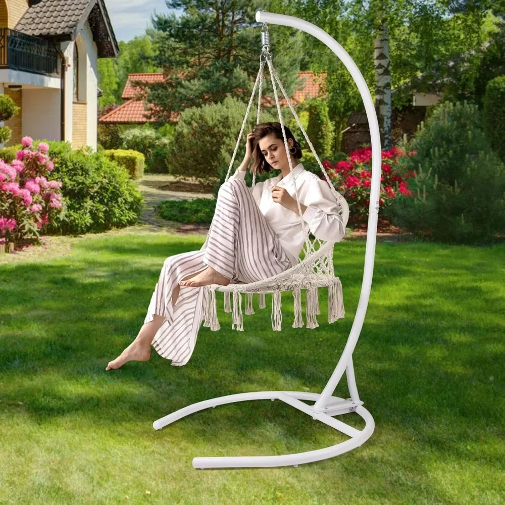 

Hammock Chair Stand(Stand Only), Stand for Hanging Egg Chair/Swing Chair, Indoor/Outdoor Hanging Chair Stand Only,