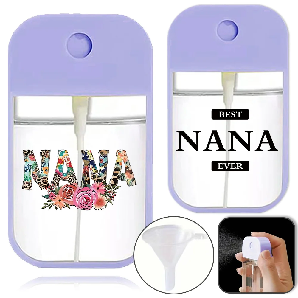 

Portable Perfume Bottle With Funnel Refillable Perfume Bottles Travel Perfume Bottle Alcohol Spray Bottle Nana Series Pattern