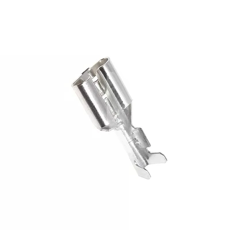 6.3 * 0.8MM female plug-in terminal plug-in cold pressing spring insert sheath 4.8 circuit board solder