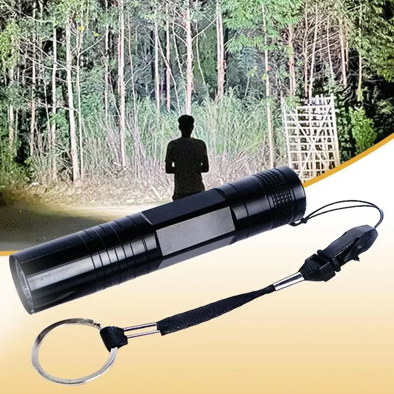 Small Handheld Flashlights Waterproof Bright Outdoor LED Torch Multi-Functional Pocket Flashlights For Night Walks Night Fishing