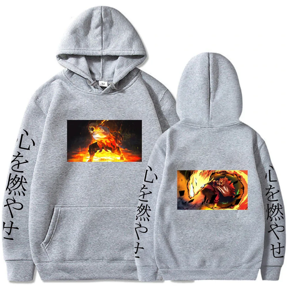 Demon Slayer Character Impressions Fashion Sports Street Style Casual Women's Clothing Hoodies Anime