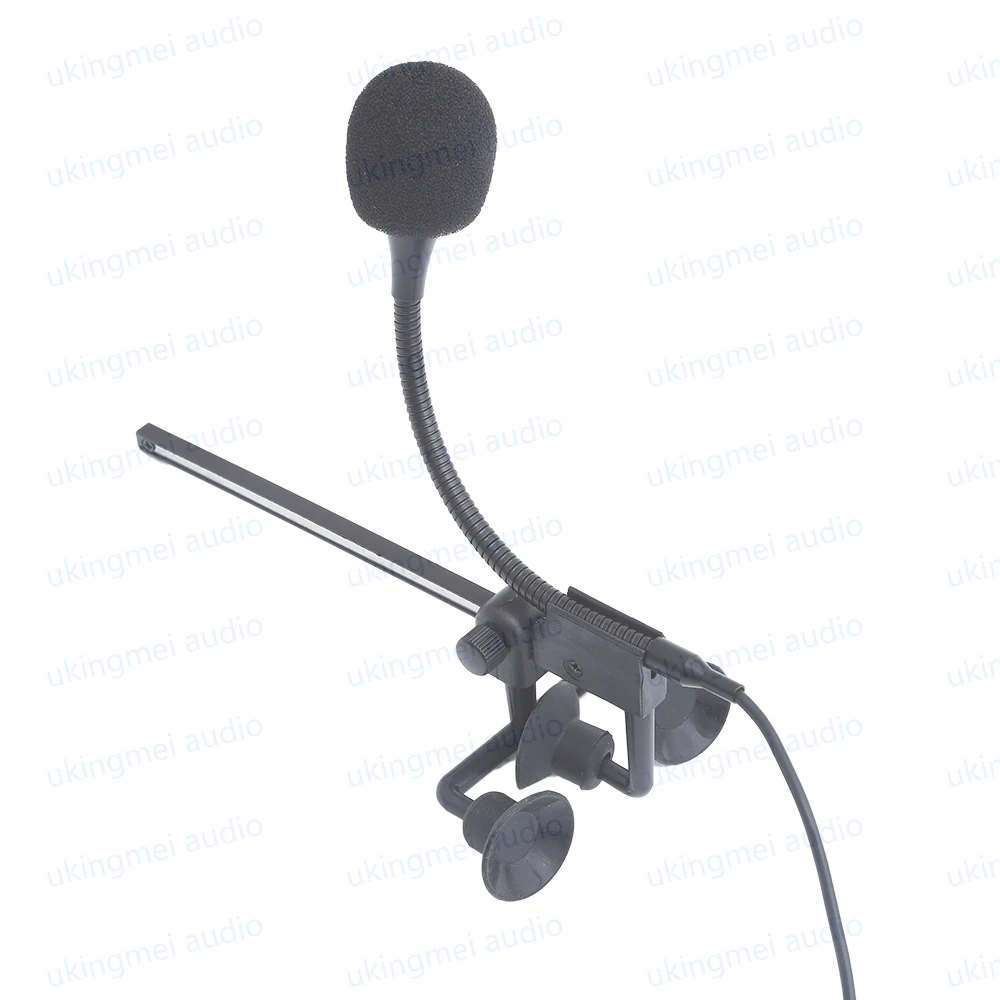 Instrument Microphone for Violin Acoustic Guitar with Scalable Adjustment Clamp Cardioid Microphone Suitable for AKG Transmitter