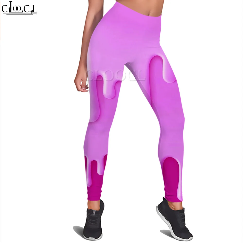 

CLOOCL New Legging Women Tasty Dessert Graphic 3D Print Casual Leggings Sexy Slim Elastic Trousers Yoga Pants Gym Leggings