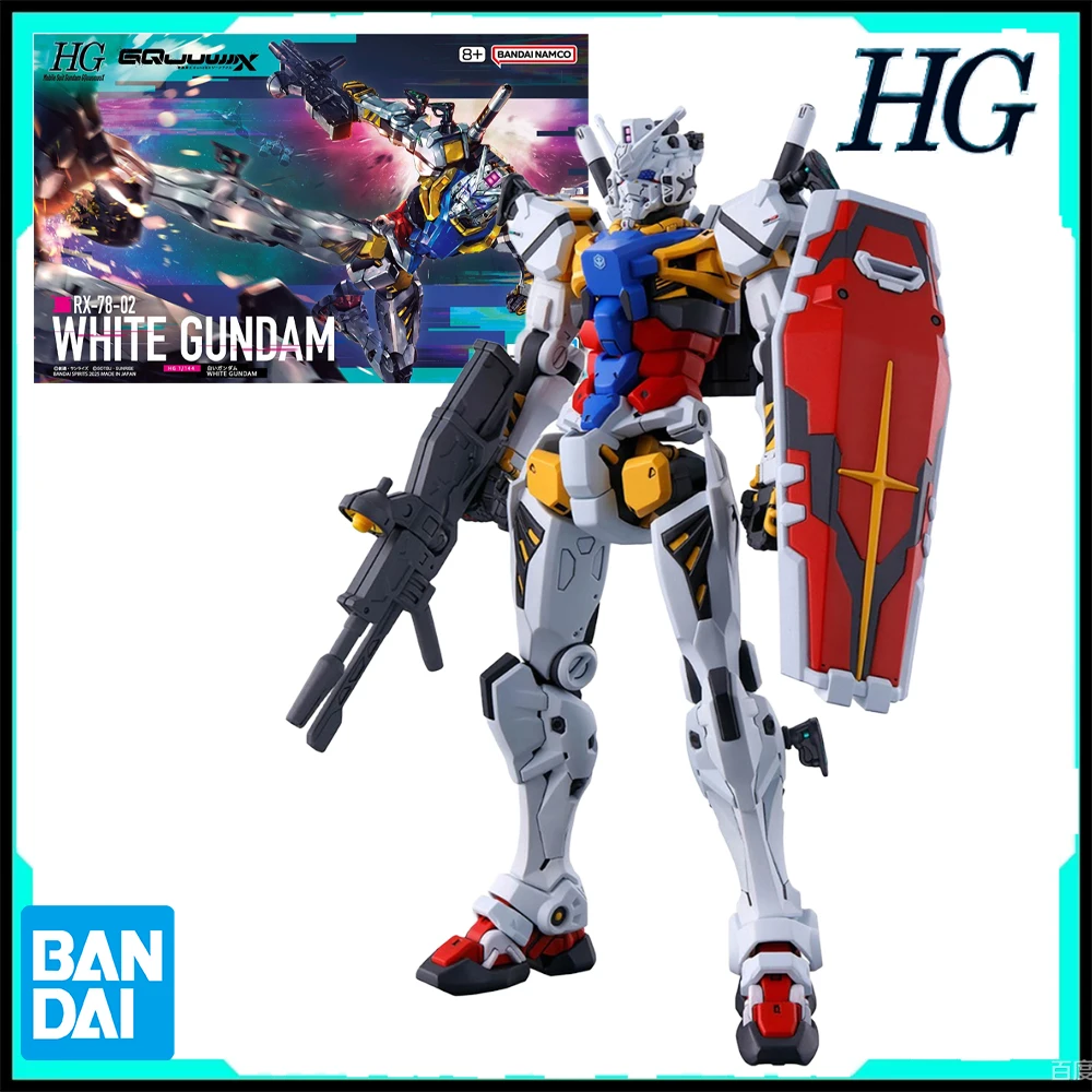 

Bandai Authentic Gundam HG Series 1/144 RX-78-02 White Gundam Articulated Assembly Model