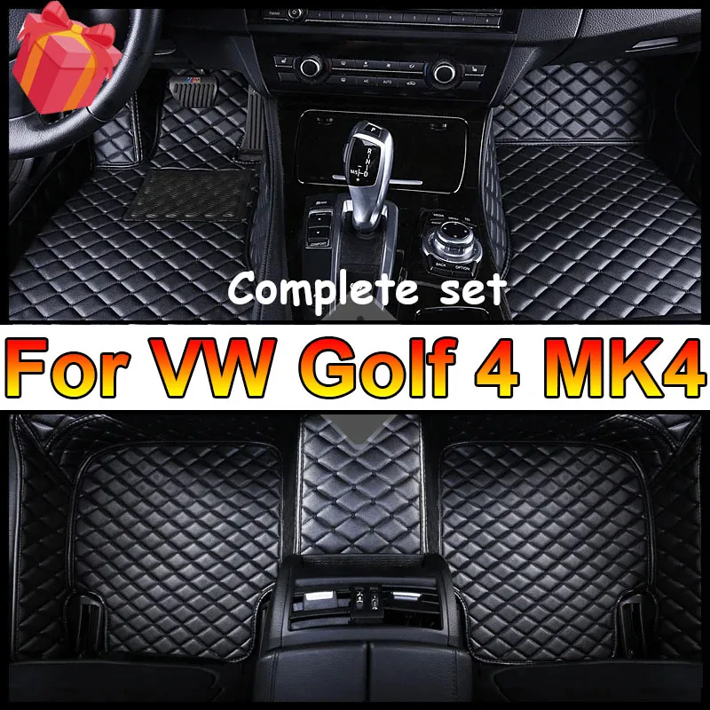 

Car Floor Mats For VW Golf 4 MK4 1998~2003 DropShipping Center Auto Interior Accessories Leather Carpets Rugs Foot Pads