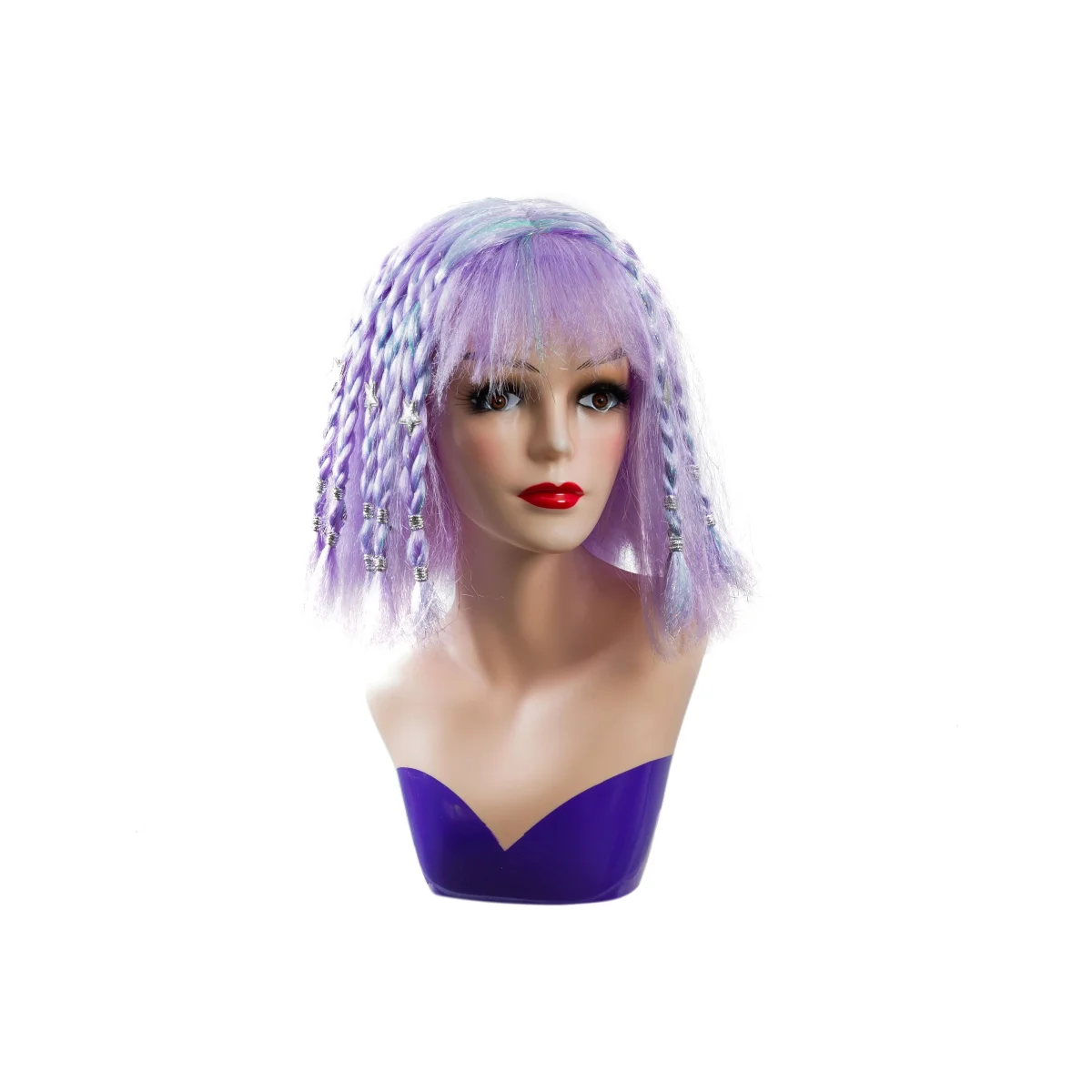 

Multicolor Bobo Short Hair Synthetic Wig Festival Party Anime Party Daily Ware