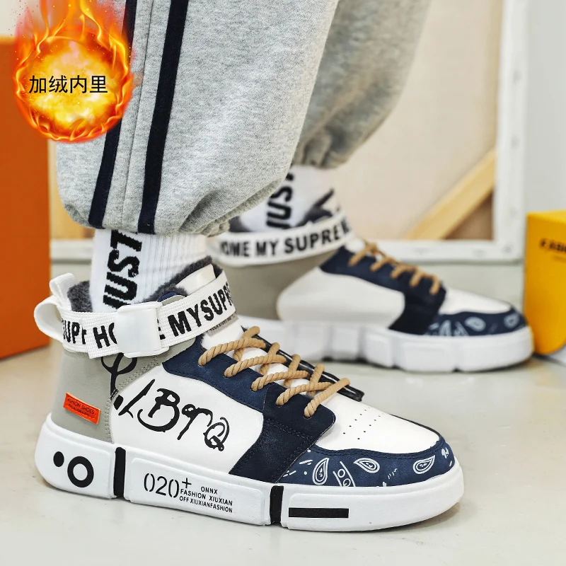 Мужские утепленные зимние ботинки 2025 года, на подкладке из искусственного меха и противоскользящие, идеально подходят для дневных ветерантов, катания на лыжах или сноуборде