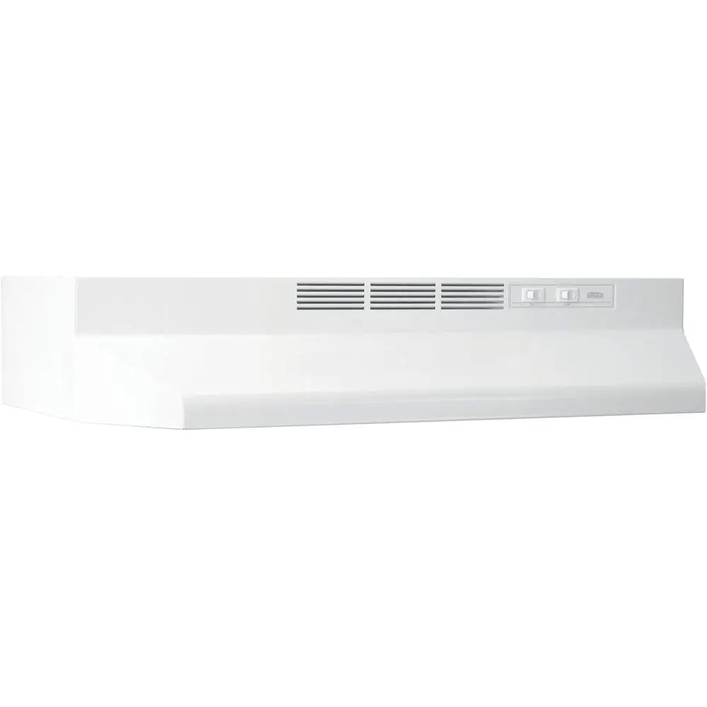 

413001 Non-Ducted DuctlRange Hood with Lights Exhaust an or Under Cabinet, 30-Inch, White