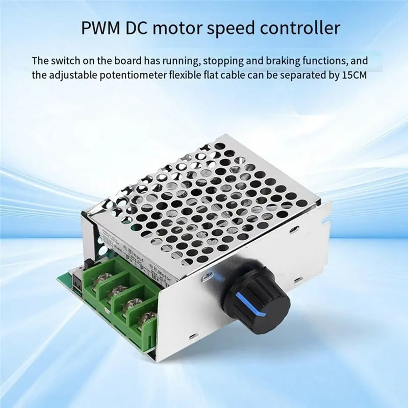 PWM Motor Speed Controller DC7-80V 30A Adjustable DC Motor Speed Regulator 12V 24V 36V 48V 70V