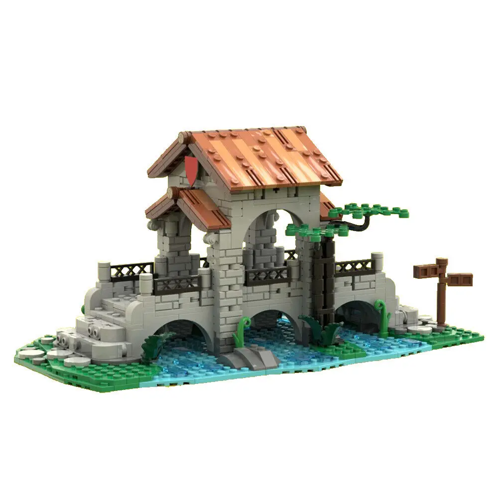 Bridge Expansion for Medieval Castle Series Building Toys 743 Pieces MOC Build