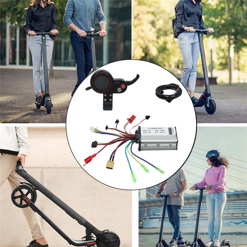 

FUFU 36V 500W Controller+MR-100 LCD Display Dashboard Meter for Electric Scooter Accessories