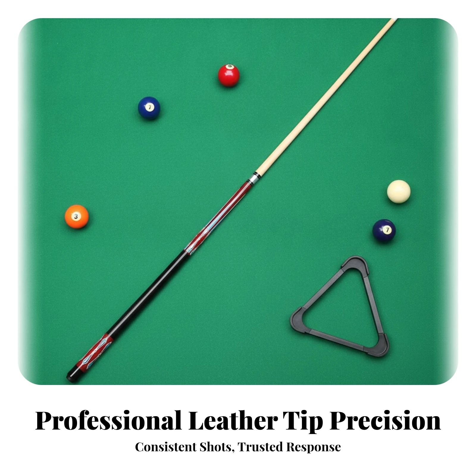 Two-Piece Pool Cue Textured Gr - огляд і ціна Sports Equipment In Chinese