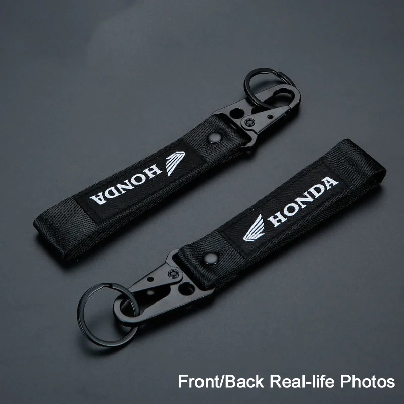 

Nylon Motorcycle Key Chain Ring Strap Waist Wallet Keyrings For Honda CB400 CB650F CBF CBR250RR SH300 NC750 Accessories Interior