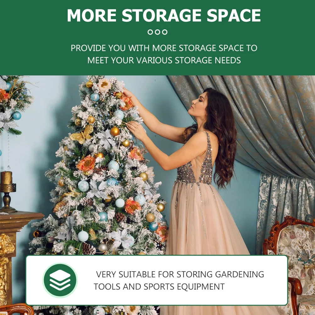 

1Pcs Gift Wrapping Paper Organizer Heavy Duty Storage Bag with Zipper Closure Easy Transport Holiday Decoration Paper Holder