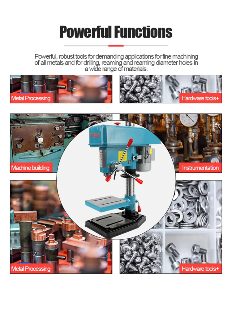 High Performance 1500W Power Core Magnetic Drill Press Machine Professional Industrial Electric Boring Tool for Metalwork