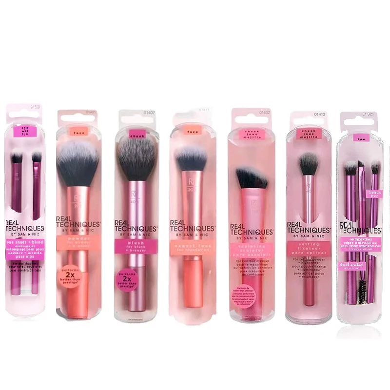 Real Techniques Makeup Brush Professional Makeup Eyeshadow Foundation Powder Soft Synthetic Hair Makeup Brushes Beauty Tools