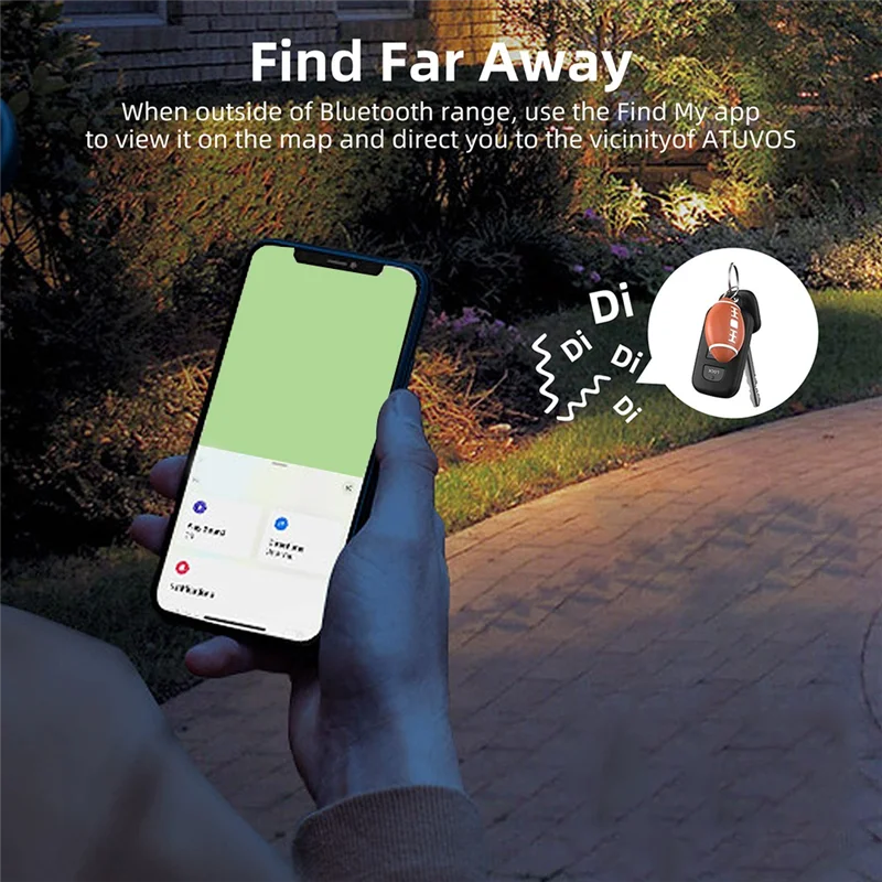 B03B-Bluetooth GPS トラッカー紛失防止デバイス Find My App ペット、子供用バッグ、財布、鍵に最適 C