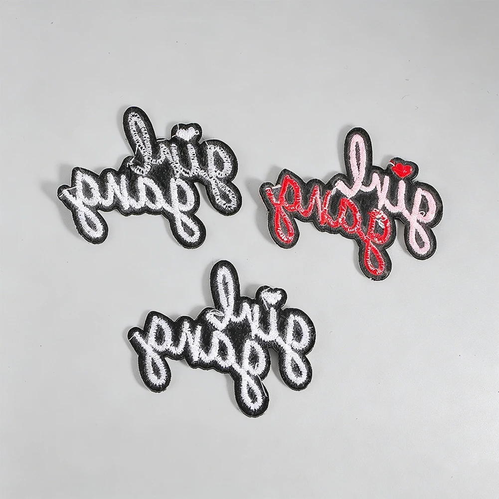 Feministischer Slogan-Aufnäher zum Aufbügeln, Cool Girl Gang-Slogan, bestickter Aufnäher zum Aufnähen, Street-Style-Applikation für T-Shirts, Hoodies, Jeans – Detail 4