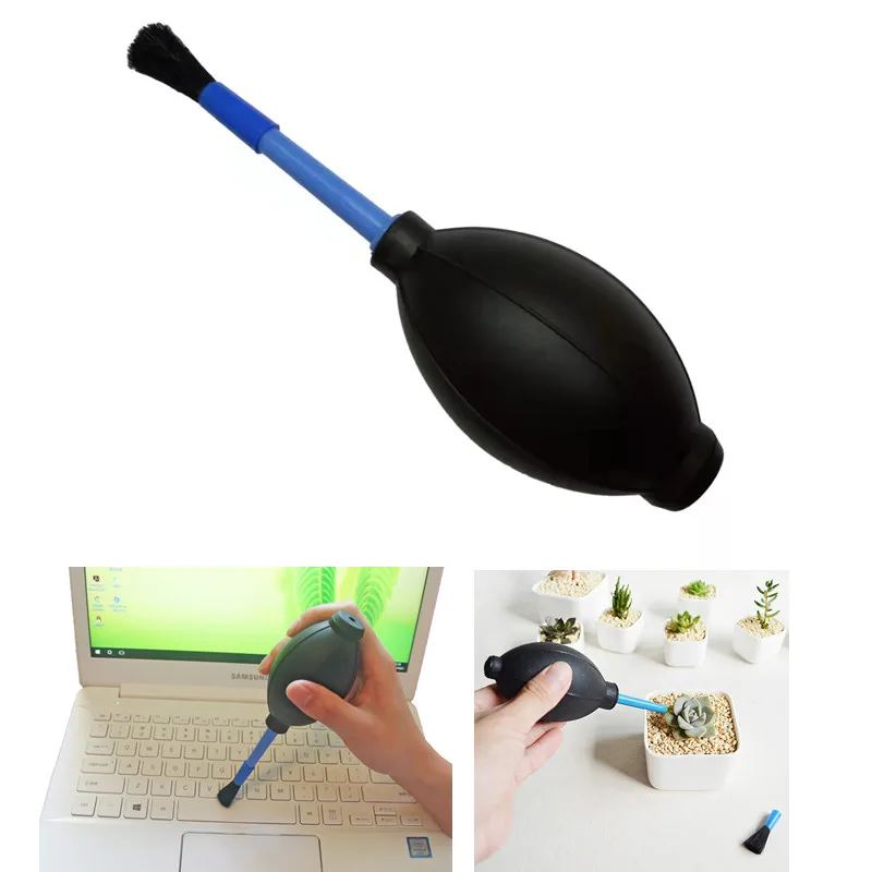 

1/2pcs 2 in1 Camera Lens Clearing suit kit set cleaning bursh + Clean Air Blower For camera lens phone pad compter
