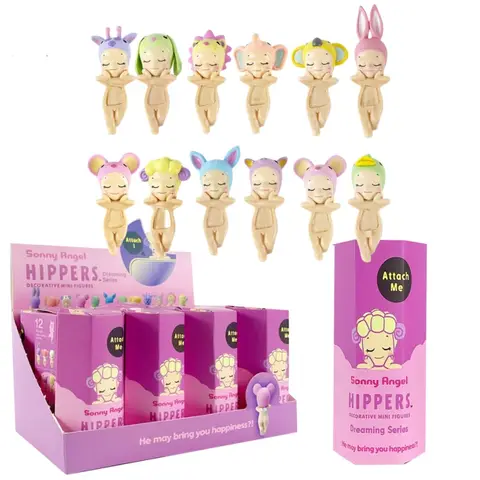 Hot S Angel Blind Box Cute Sonn Angel Hippers Dreaming Series Mysteries Box Mini Figure Ornament Doll Christmas Gift for Kids