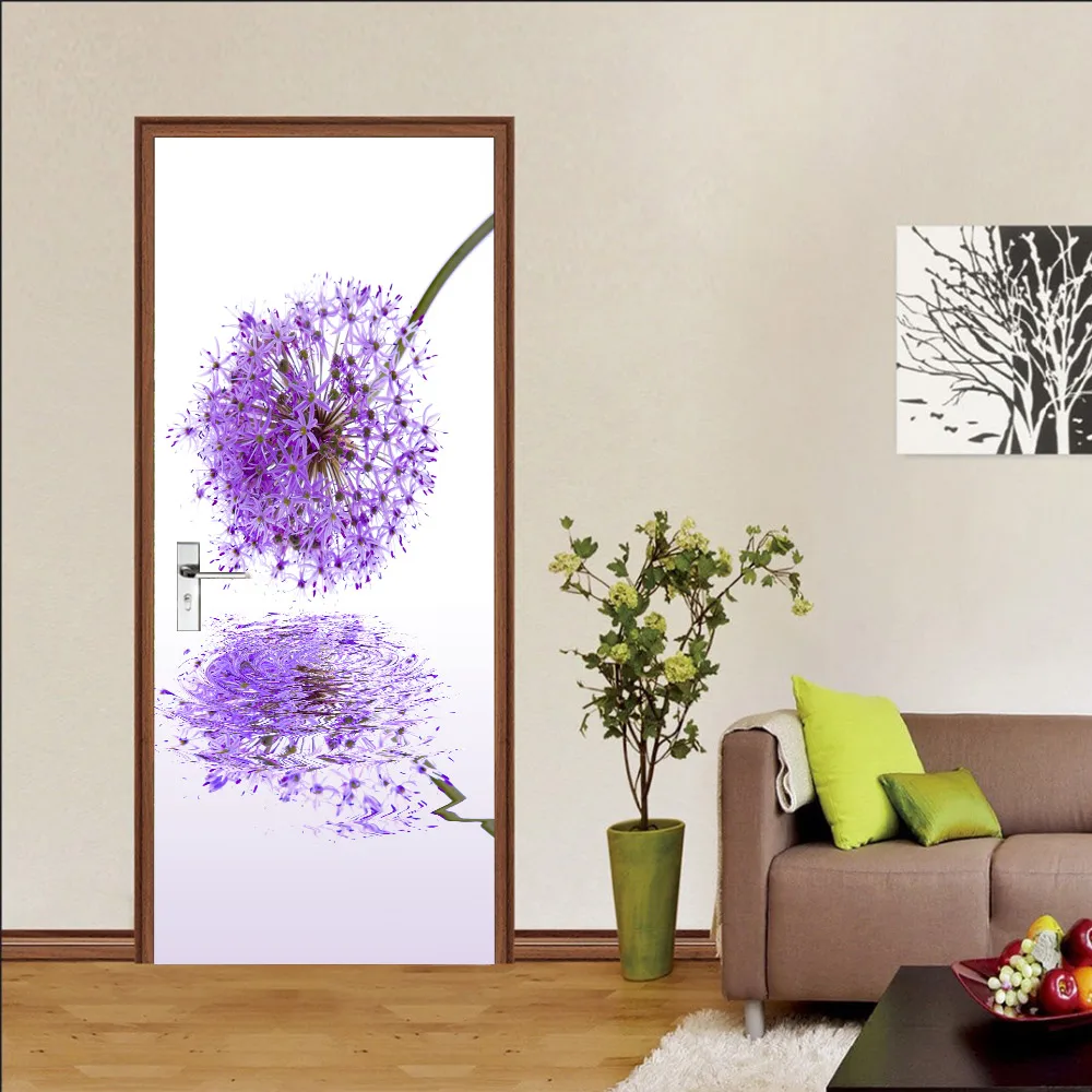 

Stickers Wallpaper No Fade Waterproof Pvc 0.1mm Door Stickers Wall Sticker Panic Buying