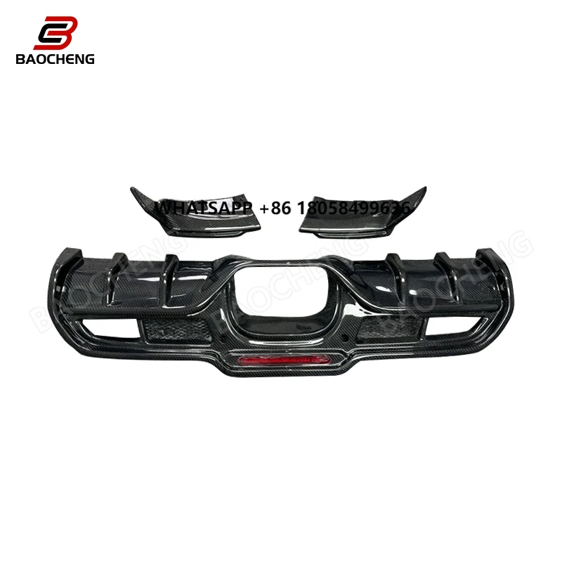 

Real Carbon Fiber JCW Style for Mini F55 F56 Rear Bumper Diffuser Lip Car Accessories