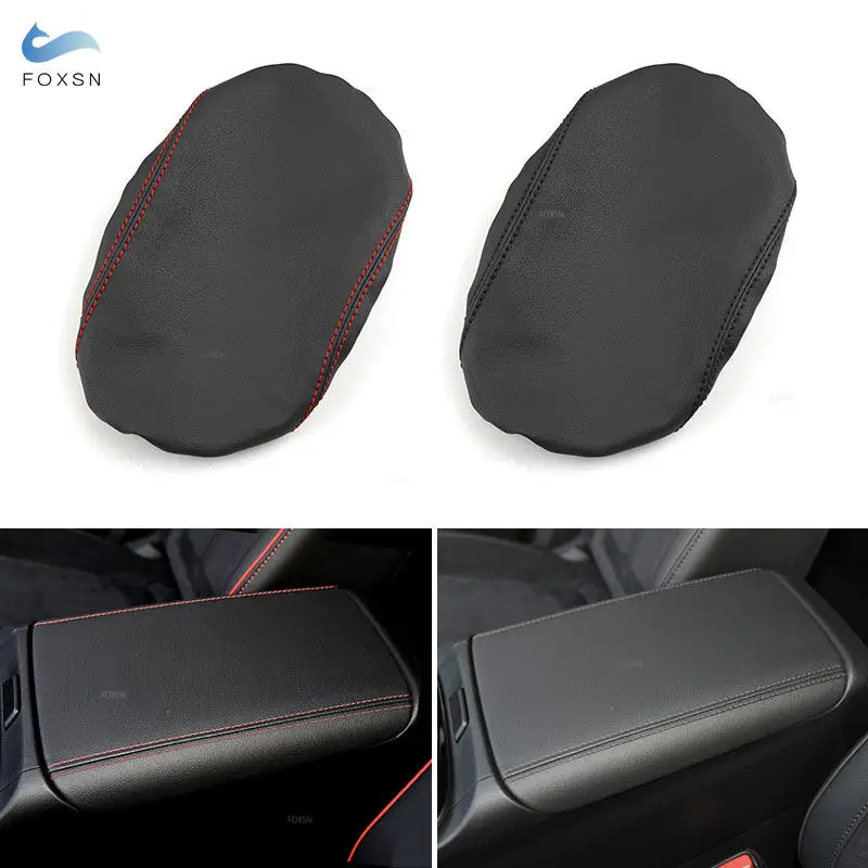 Microfiber Leather Car Styling Interior Center Control Armrest Box Cover Trim For Hyundai Tucson Nx4 2021 2022