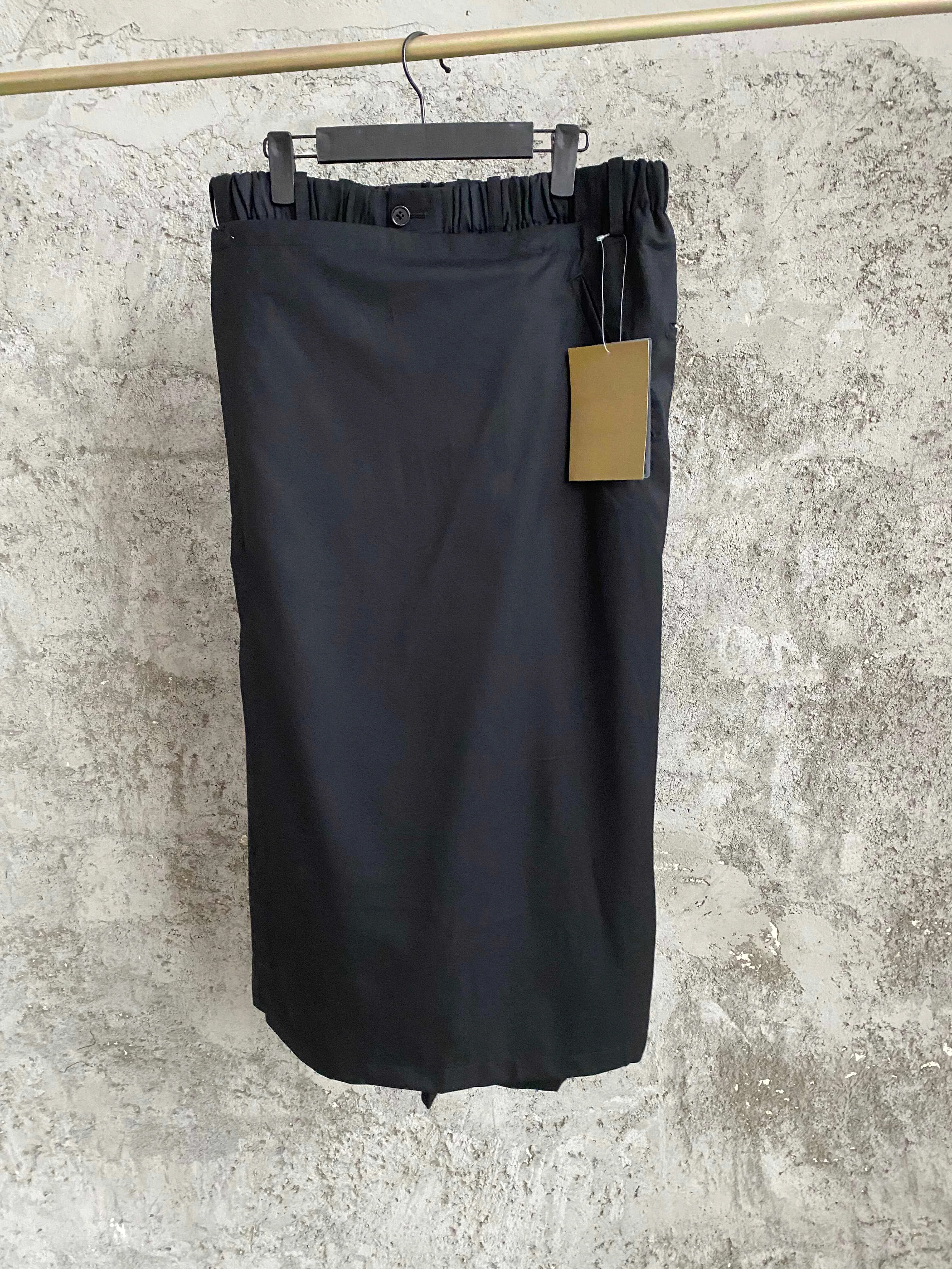 TOP-YAMAMOTO Japanese original design Dark style loose dark style skirt pants Men's Japanese asymmetrical long pants