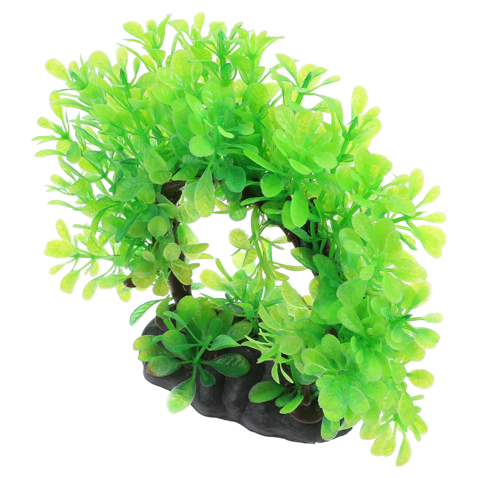 

Realistic Aquarium Decor Resin Fish Artificial Greenery Lifelike Ornament Fake Floating Plants Betta Turtle Tank