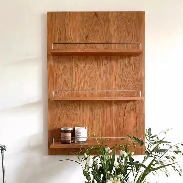 Medieval floor-to-ceiling display rack against the wall, homestay storage rack, simple modern jewelry display rack
