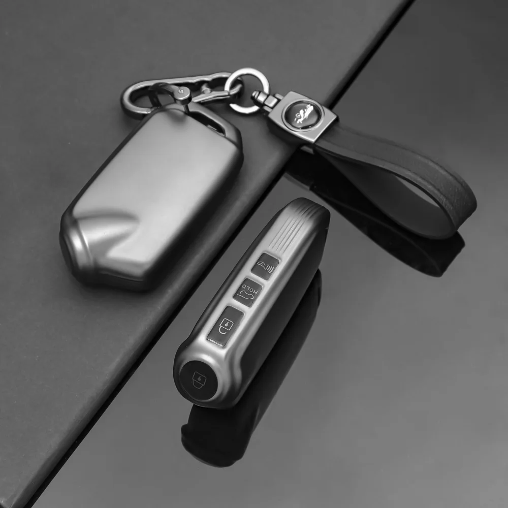 For Kia K900 Stinger 2017 2018 2019 2020+ 4 Buttons TPU Car Smart Remote Key Case Cover Shell Fob Holder Keychain Protector