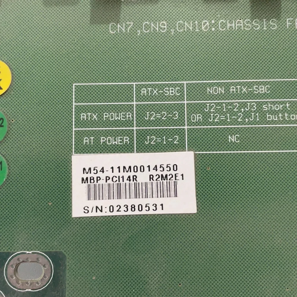 Placa-mãe com-puter de controle industrial MBP-PCI14R-ATX