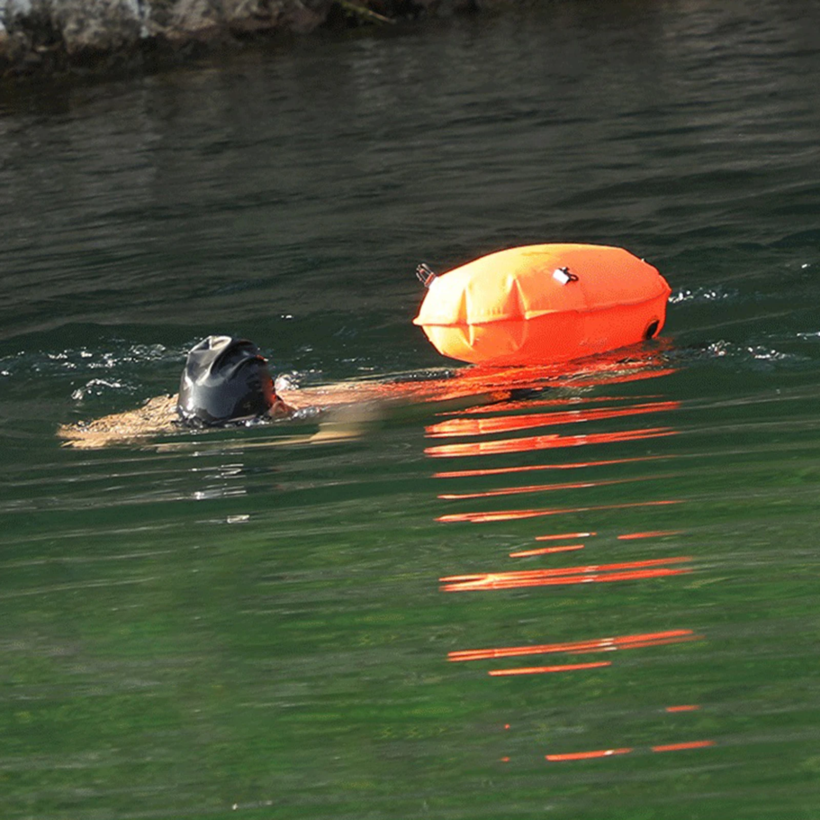 حقيبة تخزين عوامة السباحة البلاستيكية مع حزام خصر قابل للتعديل ، حقيبة ظهر مقاومة للماء ، قوارب الكاياك ، القوارب ، التخييم ، التدريب #5