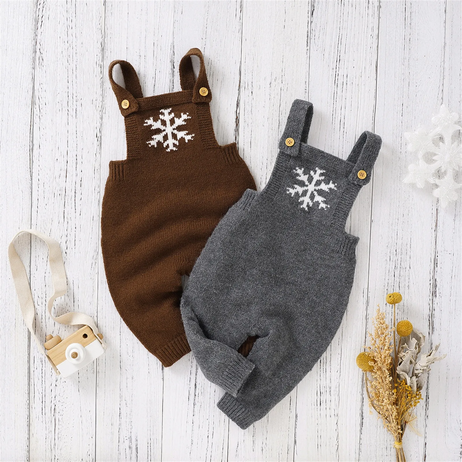 Baby Rompers Sleeveless Knitted Newborn Boys Girls Jumpsuits Hats 2pcs Outfits Sets Autumn Casual Outwear Toddler Infant Clothes