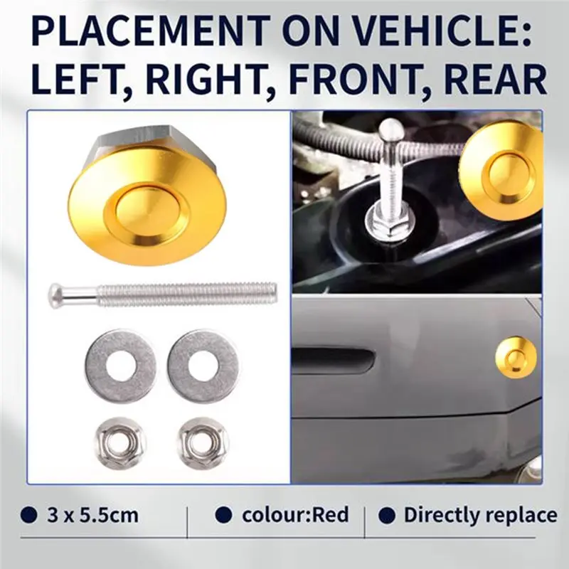 هود بونيه دبابيس قفل كليب عدة سيارة الوفير مزلاج عدة هود دفع زر الإفراج السريع