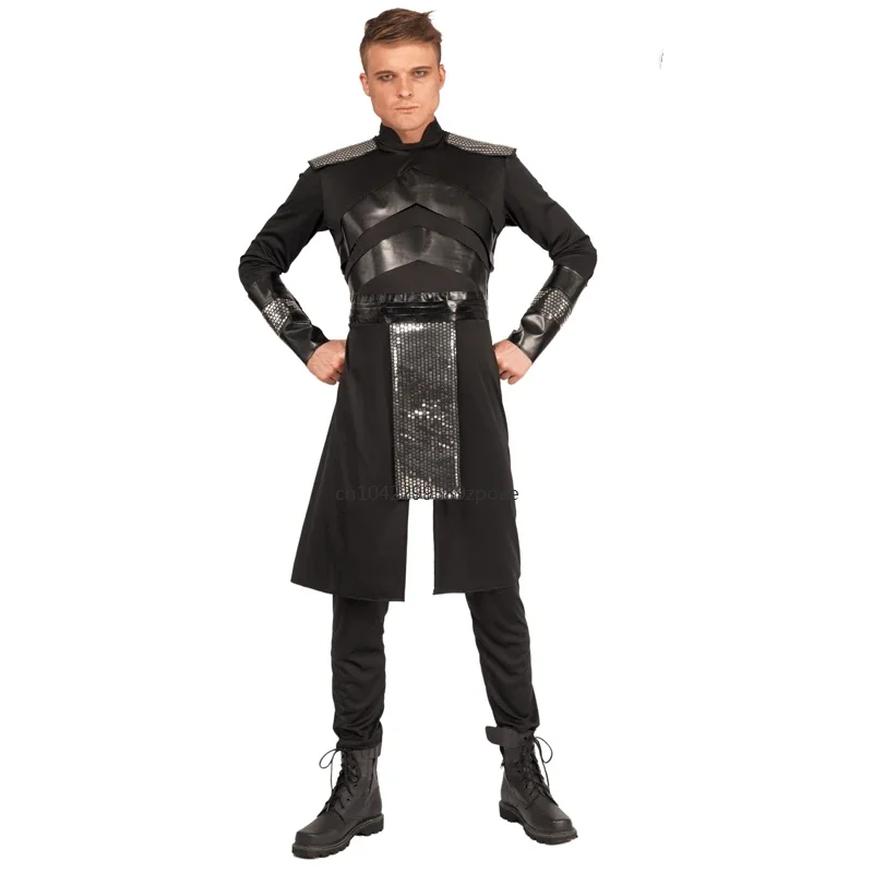 

Adult Men Medieval Warrior Costume Halloween Renaissance Suit Vintage Knight Cosplay Clothing 2024