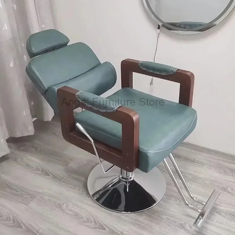 

Woman Dressing Barber Chair Luxury Beauty Modern Stylist Barber Chair Makeup Recliner Silla Para Barberia Home Decorative