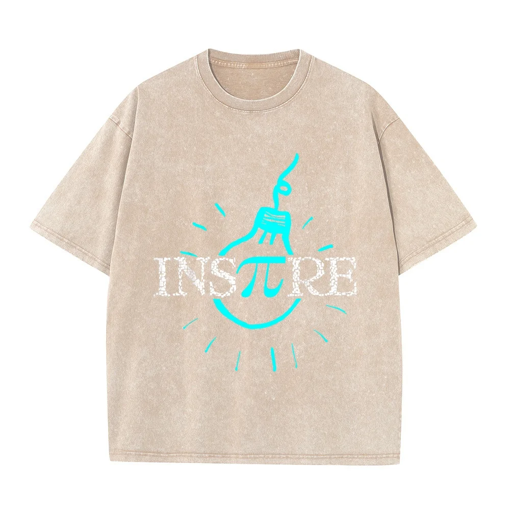 Inspire Pi Funny Cool Mathematician Science Nerd T-Shirt Tops Argentina Men Short Sleeve Tee Casual Top Cotton T Shirt Summer