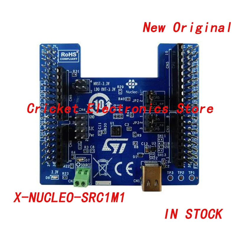 

X-NUCLEO-SRC1M1 Interface development tool USB Type-C Power Delivery source expansion board for TCPP02-M18