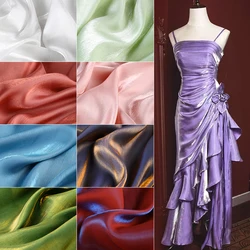 100 * 150 cm Tessuto di raso sfumato Camicia Abito Tessuto di stoffa Materiale da cucito fatto a mano fai-da-te al metro