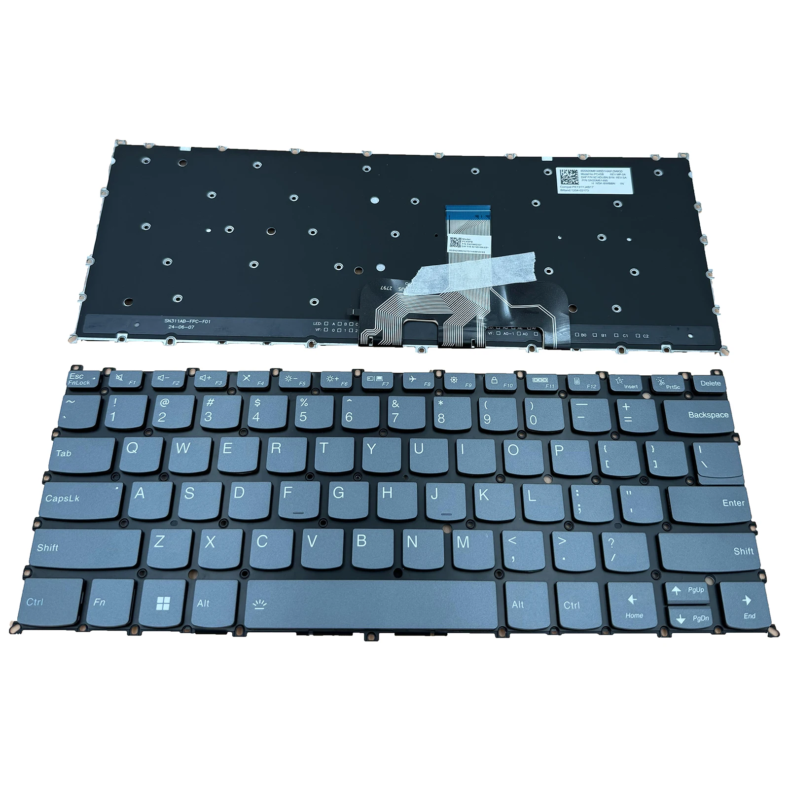 Podświetlana klawiatura do Lenovo Yoga Slim 7 ProX 14IAH7 / 14ARH7 82TK 82TL