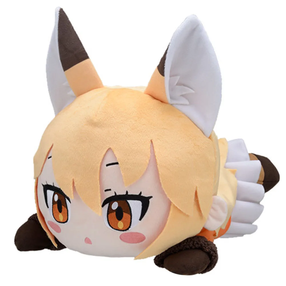 

Cute Japan Anime Kemono Friends Kitakitsune Fox Big Laying Down Plush Stuffed Pillow Doll Toy 40cm Kids Girls Gifts