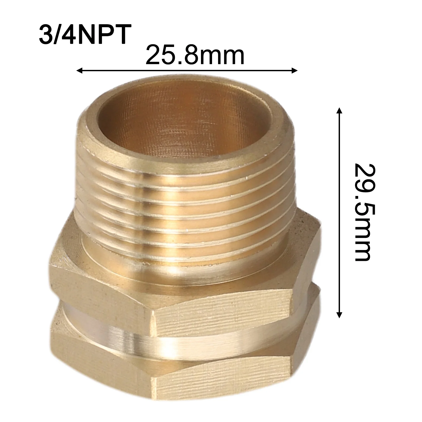 3 4 Ght To Npt Hose… - image