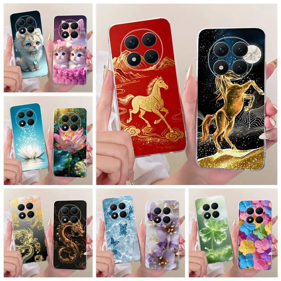Für Xiaomi Redmi Note 15 Pro 4G Hülle Coole Pferde-Motiv-Schutzhülle Weiche Silikon-Handyhülle Für Redmi Note 15 Pro Plus Note15 5G Taschen