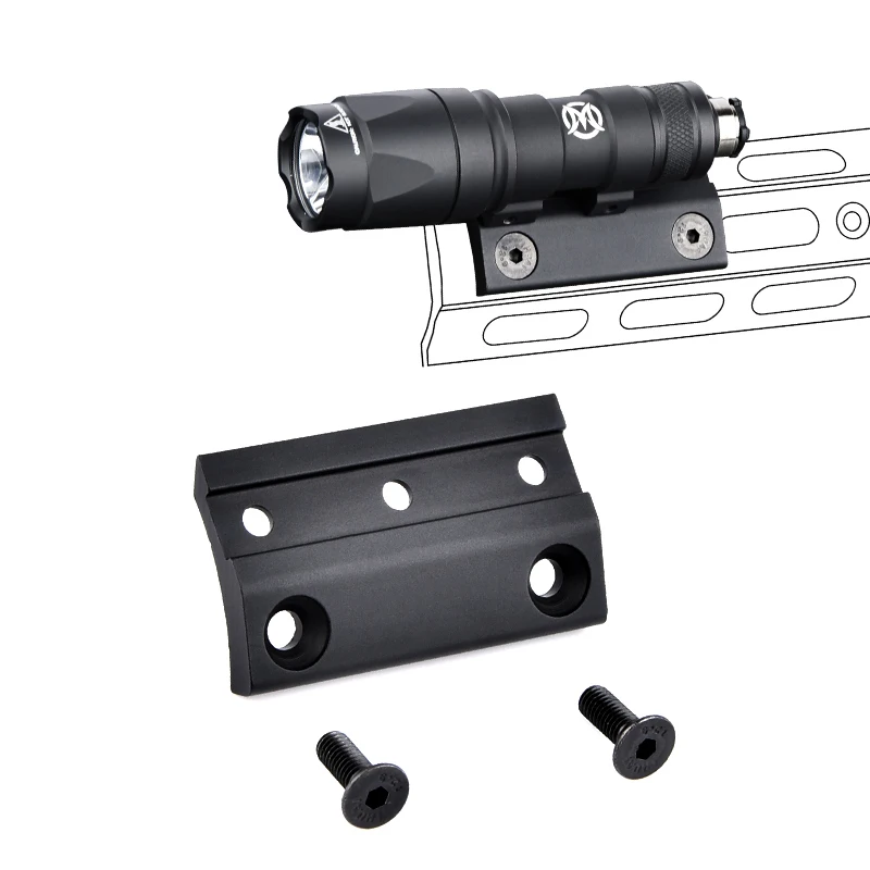 Wadsn M300A Linterna tactica LED mini para riel Picatinny - imagen 4