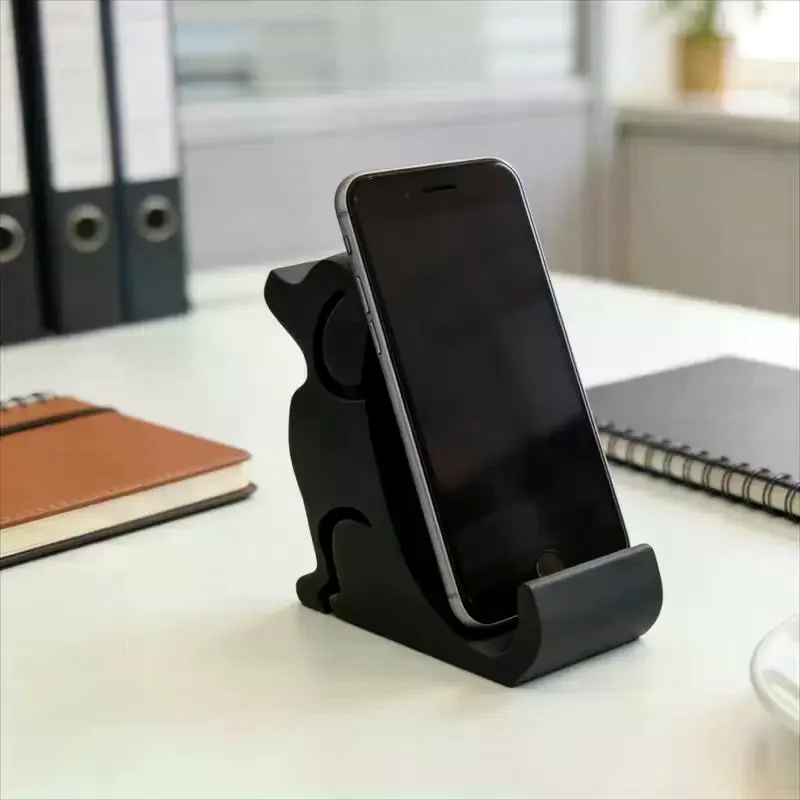 

1pc Dog-shaped Phone Stand, Featuring A Creative And Adorable Design. Suitable For Universal Desktop Phone Placement