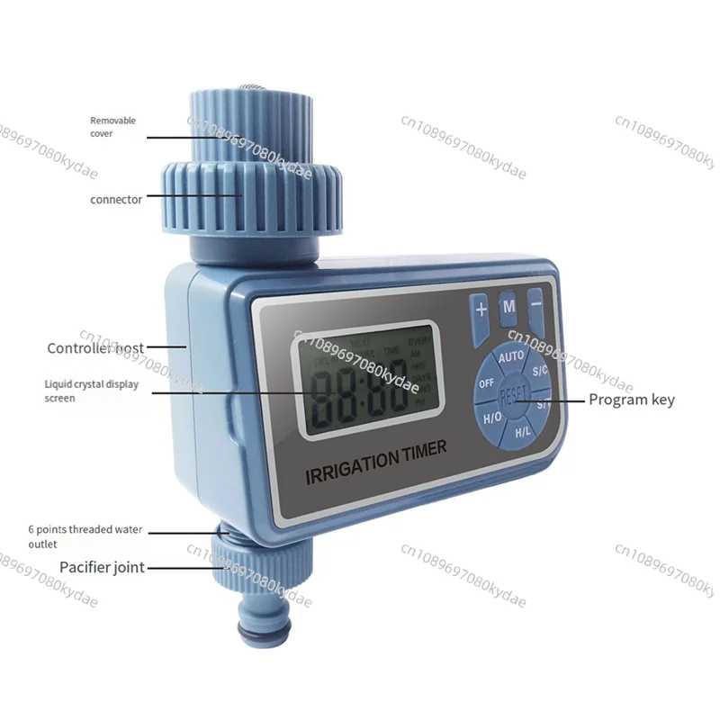 A32T-Smart Electronic Automatic LCD Display Water Timer Digital Irrigation Controller Waterproof Cover Garden Watering Pump