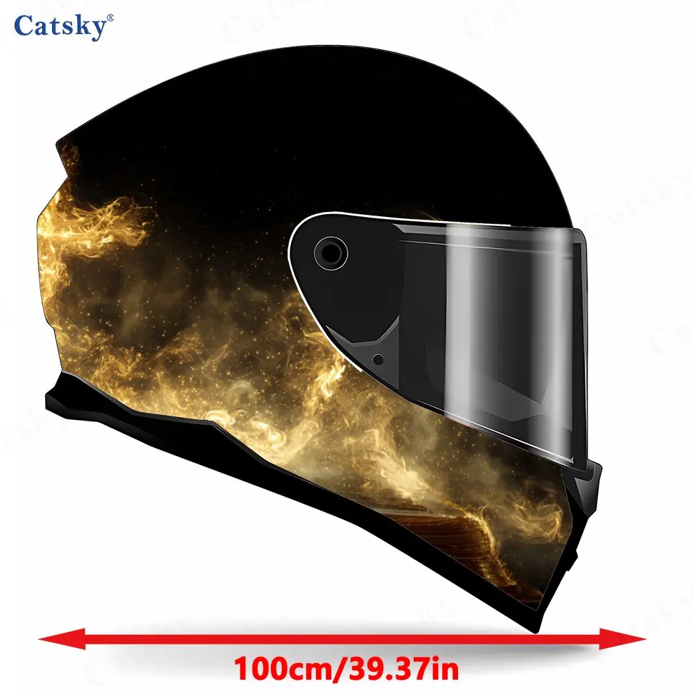 Glowing Cross Bible Print Helmet stickers , PVC Material Multifunctional Helmet Stickers, Scratch-Resistant & Fade-Proof, Easy t